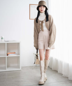 ホワイトアイボリー　モデル:163cm M着用