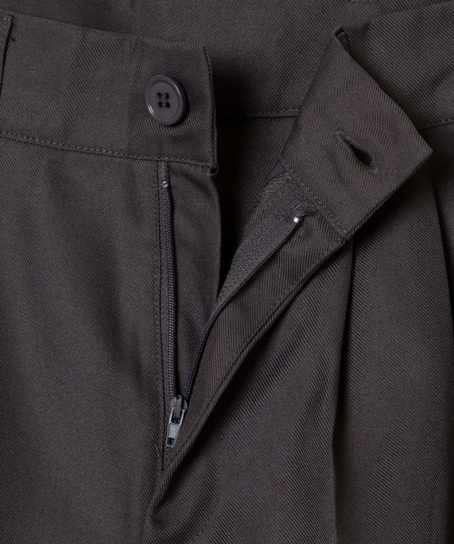 ハイウエストセンタープレスワイドパンツ