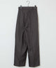 ハイウエストセンタープレスワイドパンツ
