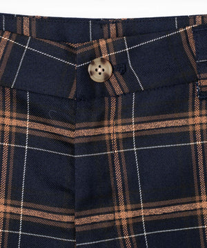 チェックフレアスラックス