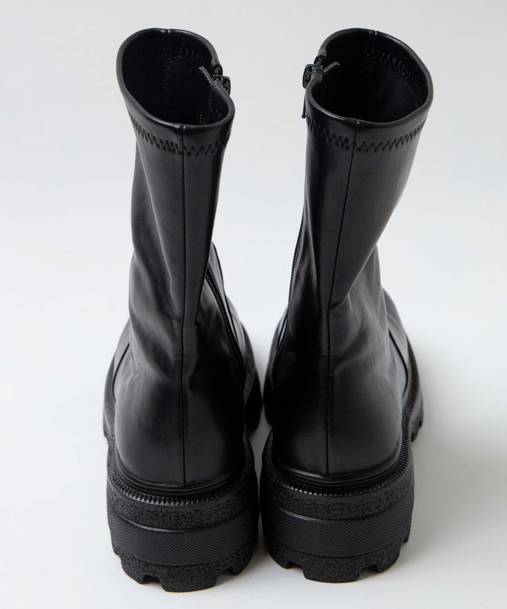 【XLｻｲｽﾞ展開あり】ストレッチショートブーツ