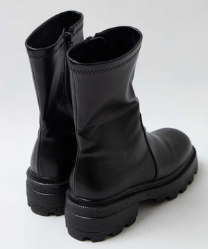 【XLｻｲｽﾞ展開あり】ストレッチショートブーツ