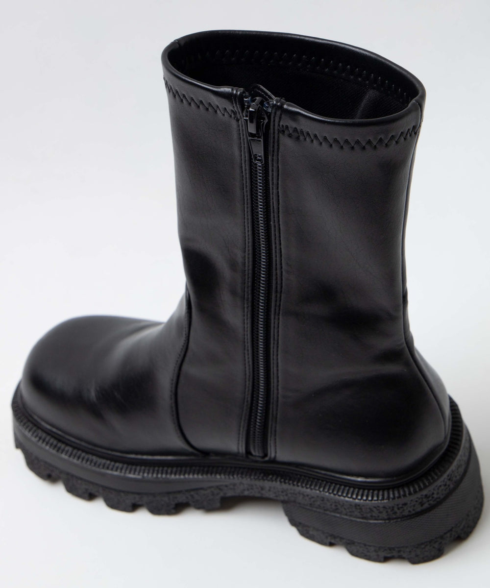 【XLｻｲｽﾞ展開あり】ストレッチショートブーツ