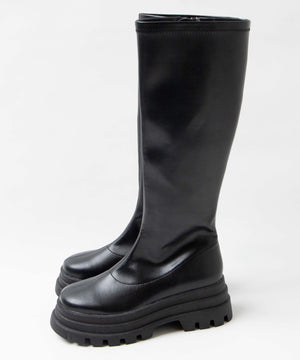 ボリュームロングブーツ