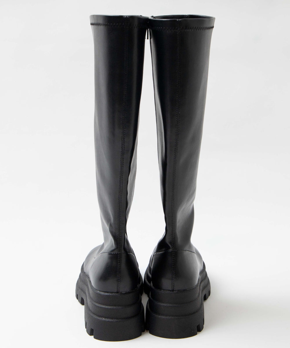 ボリュームロングブーツ