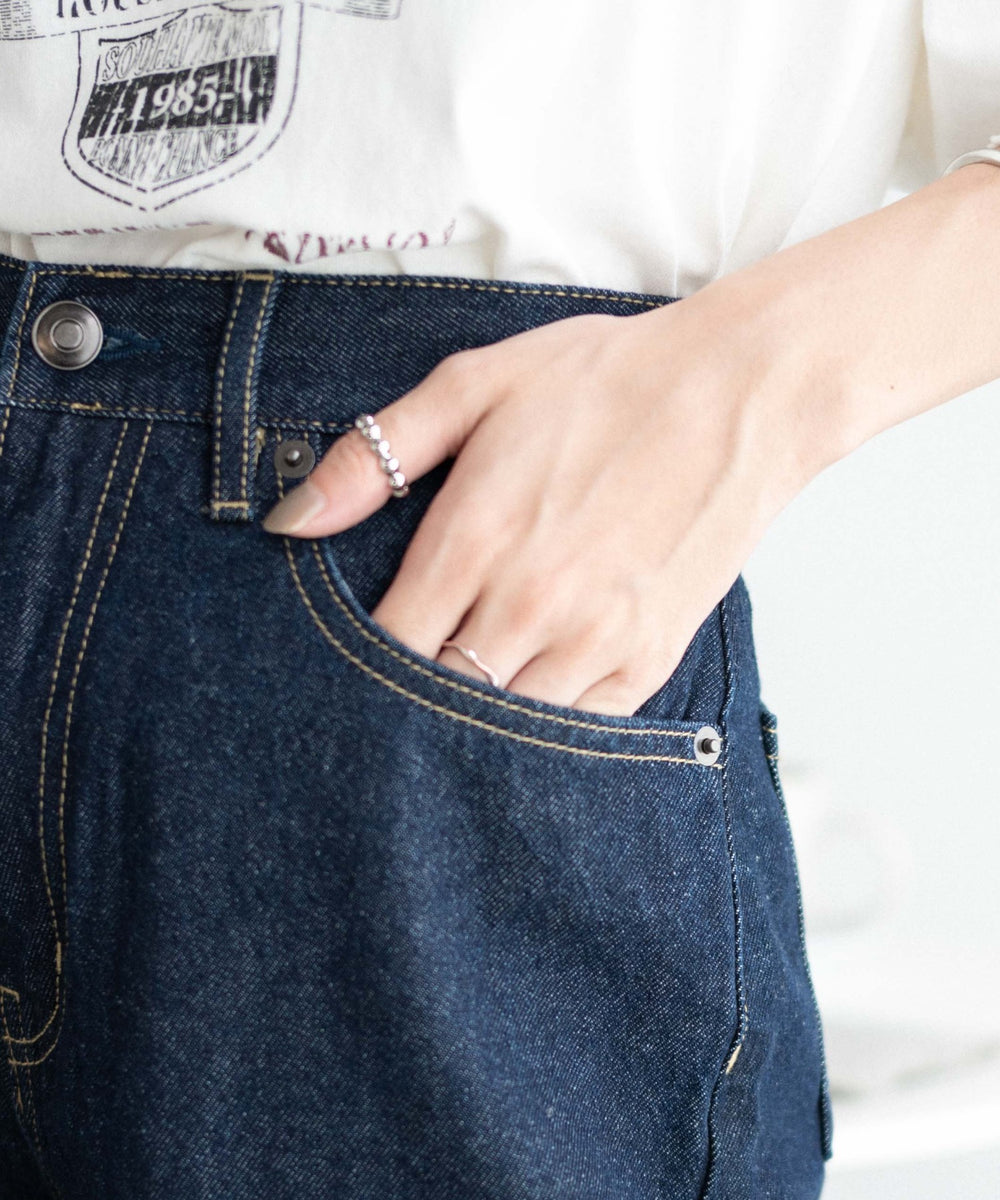 デニム濃　モデル:161cm M着用