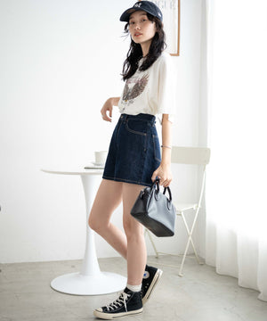 デニム濃　モデル:161cm M着用