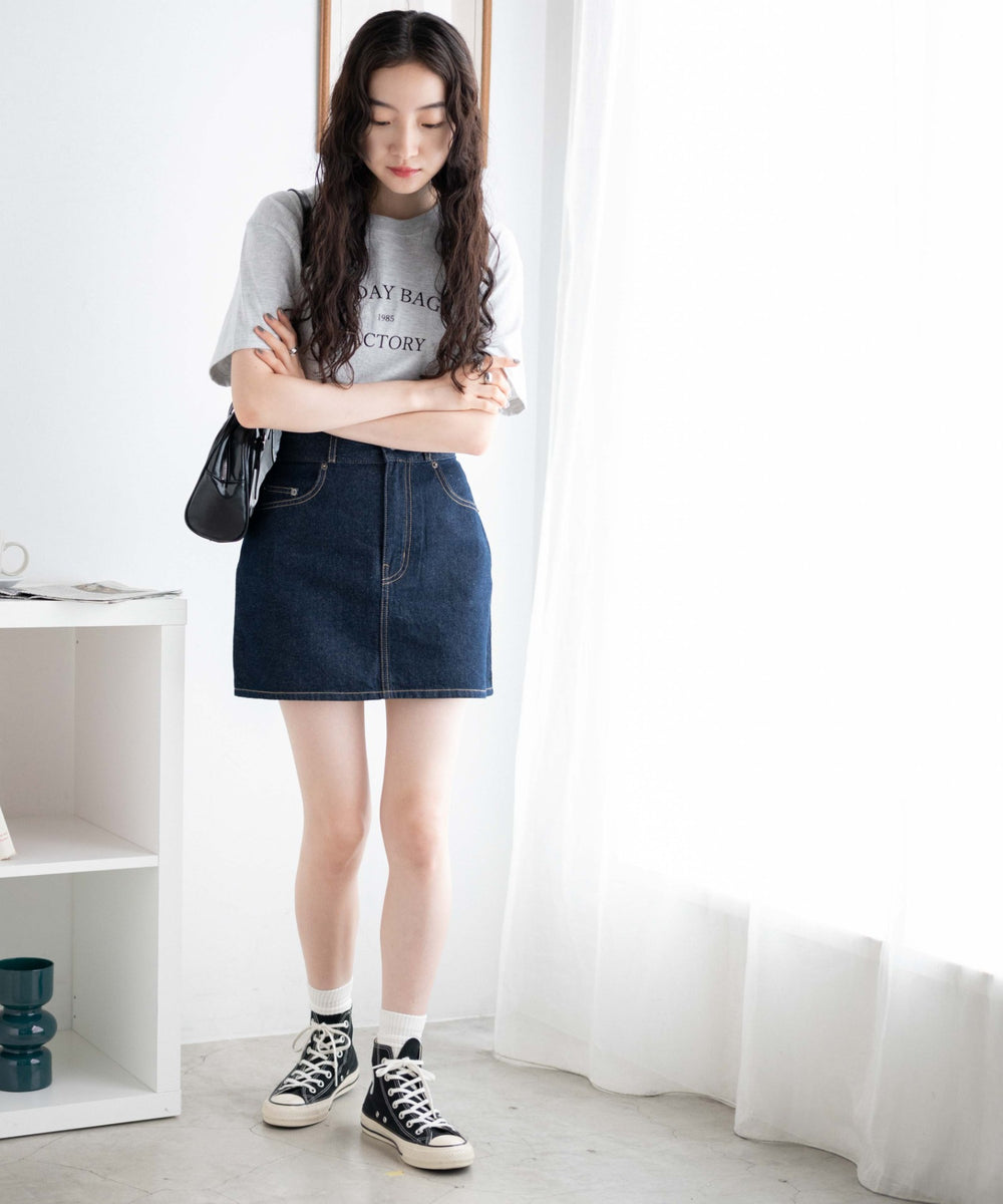 デニム濃　モデル:163cm M着用