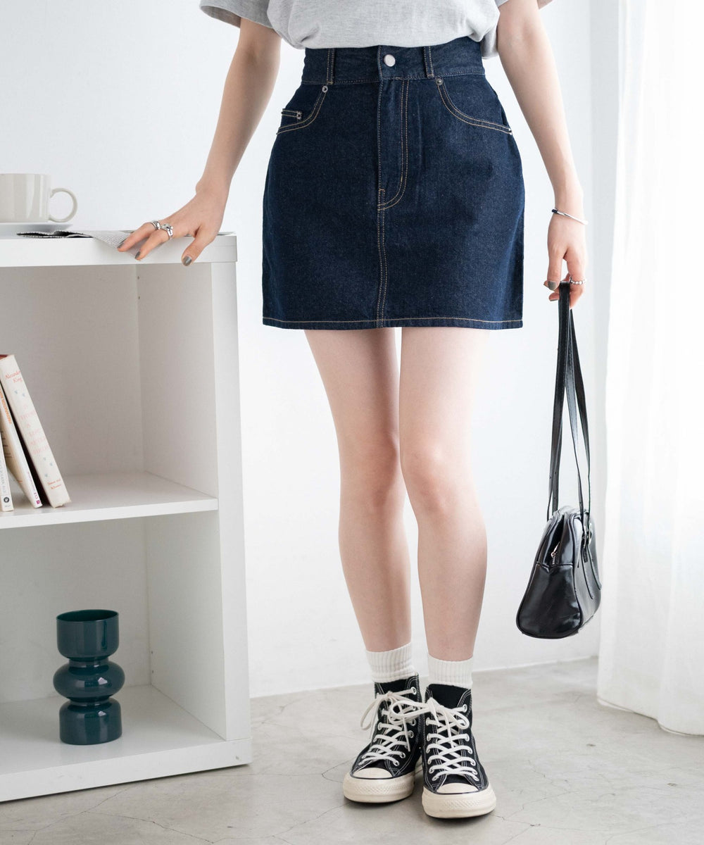 デニム濃　モデル:163cm M着用