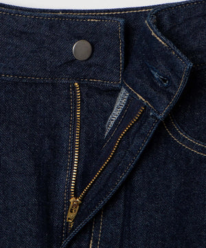 デニム台形ミニスカート