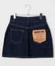 デニム台形ミニスカート
