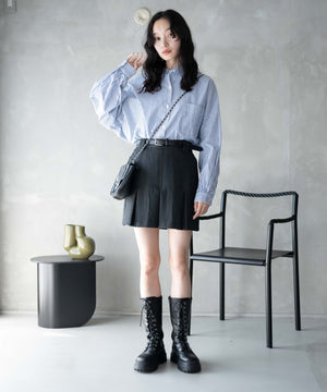 杢グレー　モデル:161cm F着用