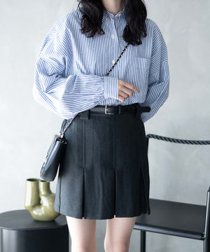 杢グレー　モデル:161cm F着用