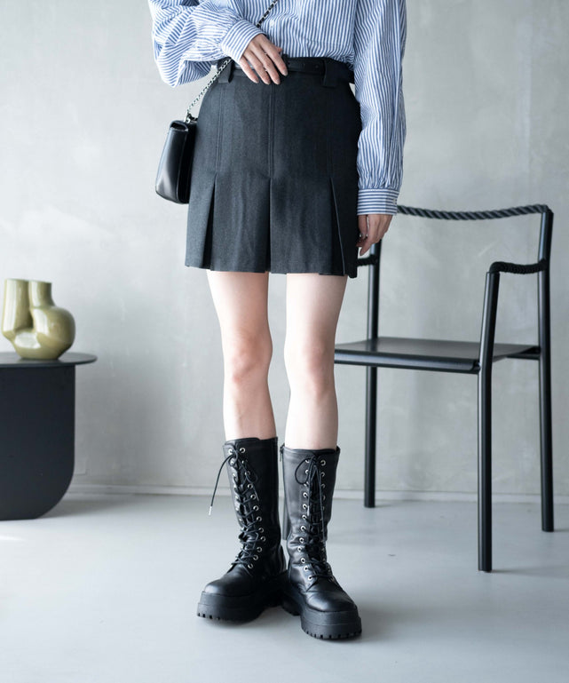 杢グレー　モデル:161cm F着用