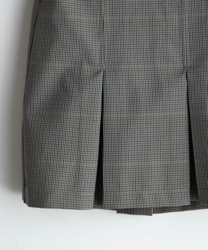 ベルト付プリーツミニスカパン