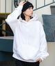 スウェットプルパーカー/ホワイト モデル：175cm L着用