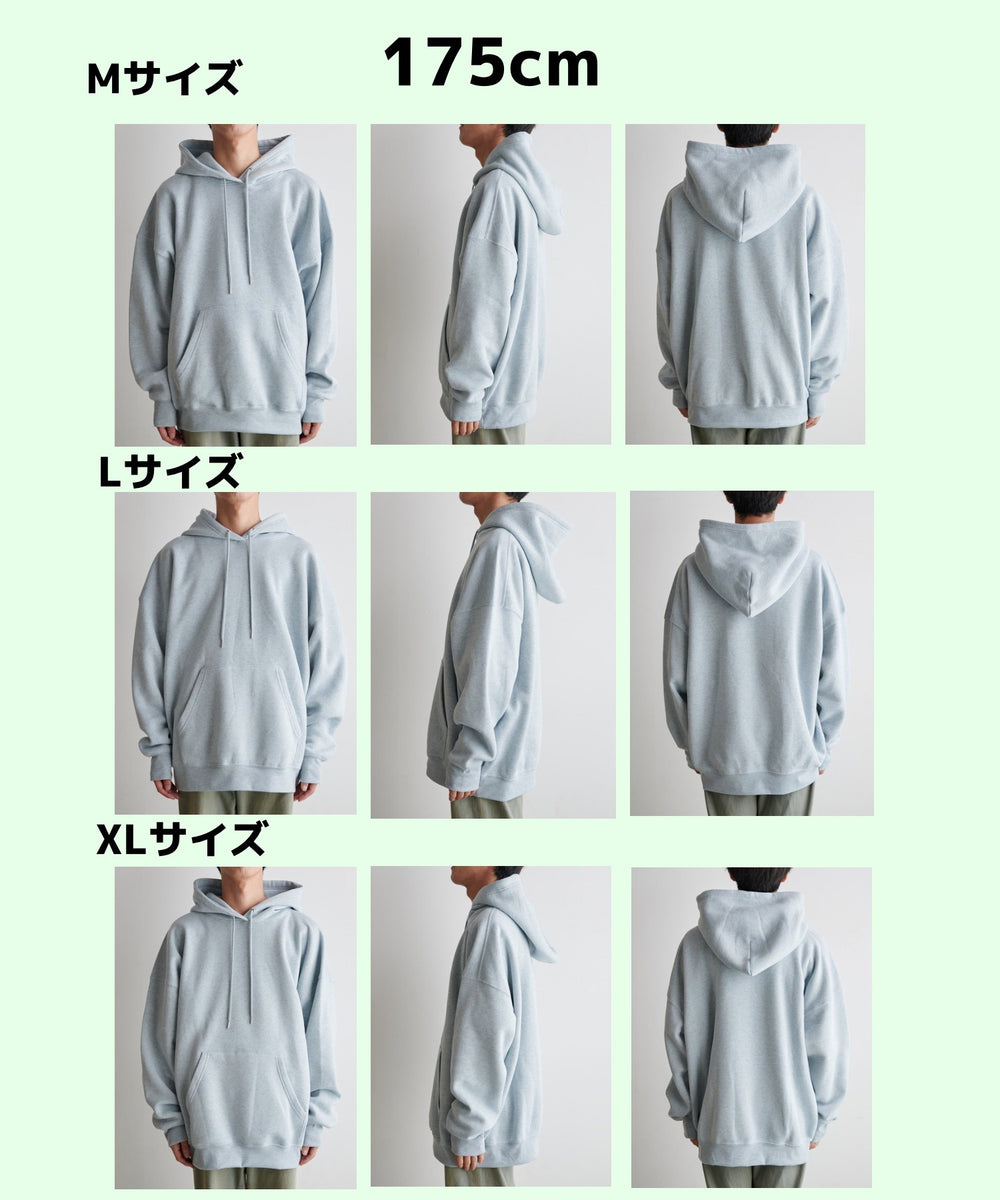 スウェットプルパーカー