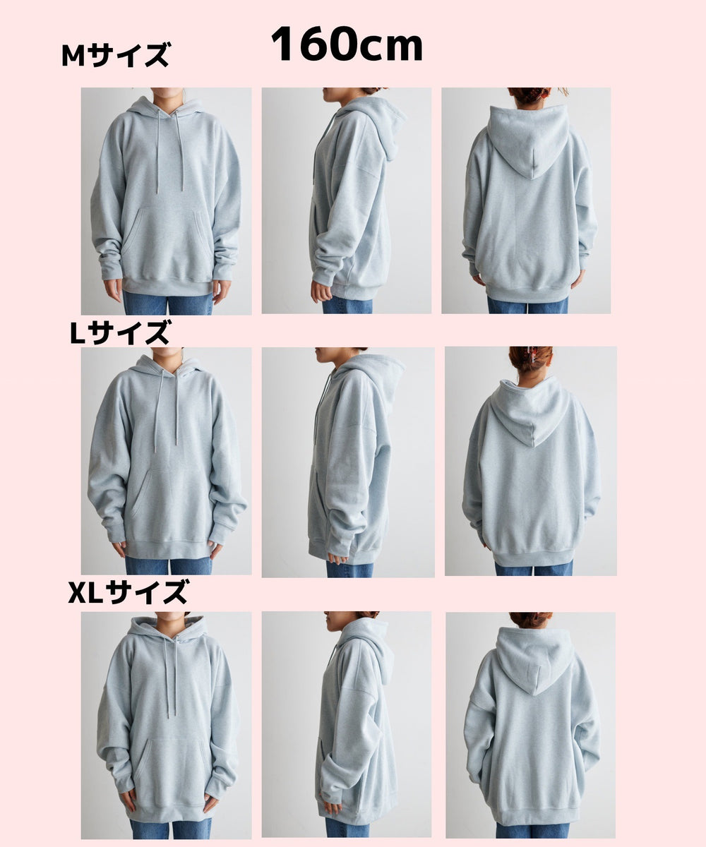 スウェットプルパーカー
