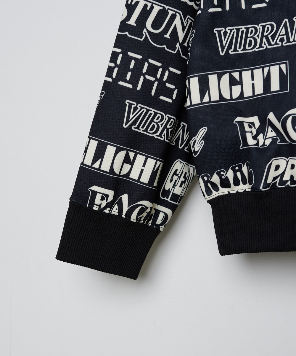 総柄BIGプルパーカー