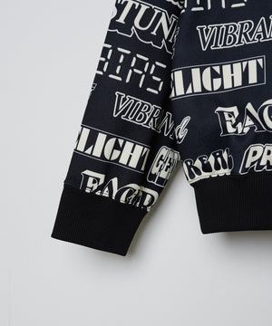 総柄BIGプルパーカー