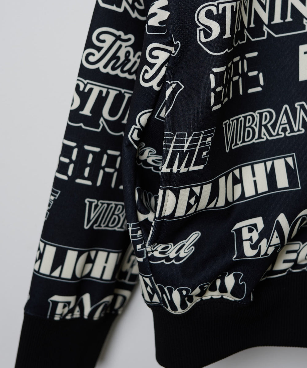 総柄BIGプルパーカー