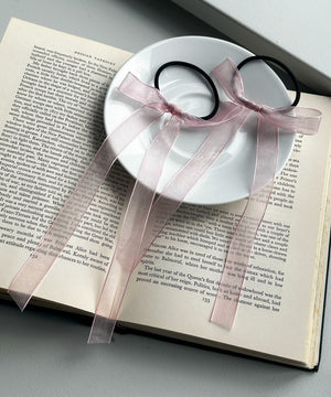 オーガンジーLピンク（柄2）