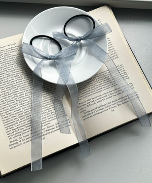 オーガンジーLグレー（柄3）