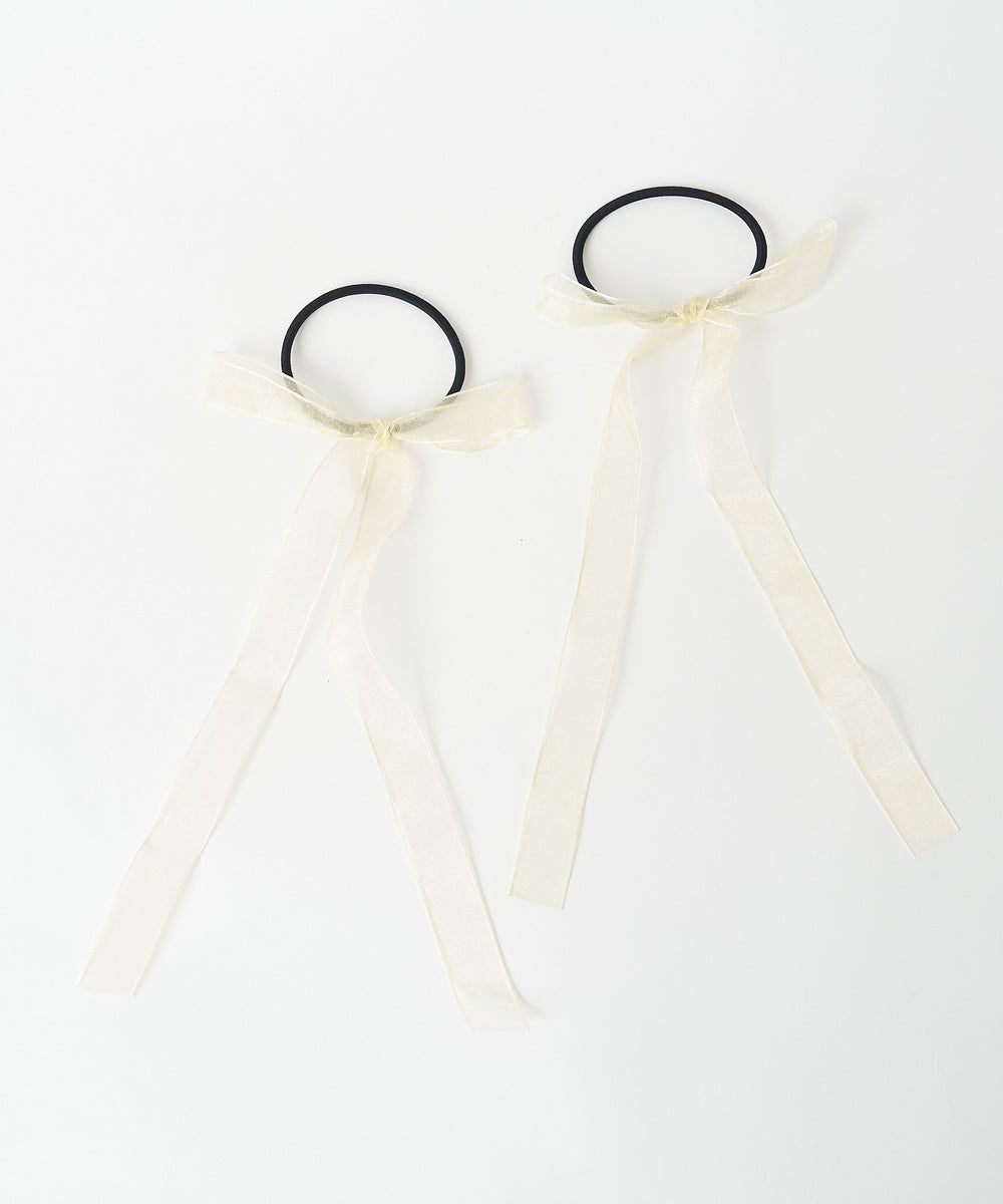 オーガンジーアイボリー（柄1）