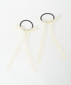 オーガンジーアイボリー（柄1）