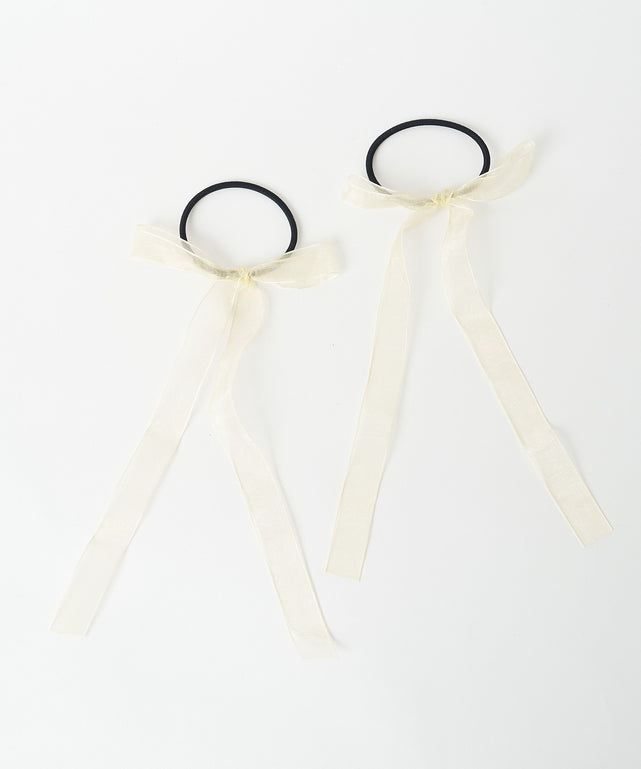 オーガンジーアイボリー（柄1）