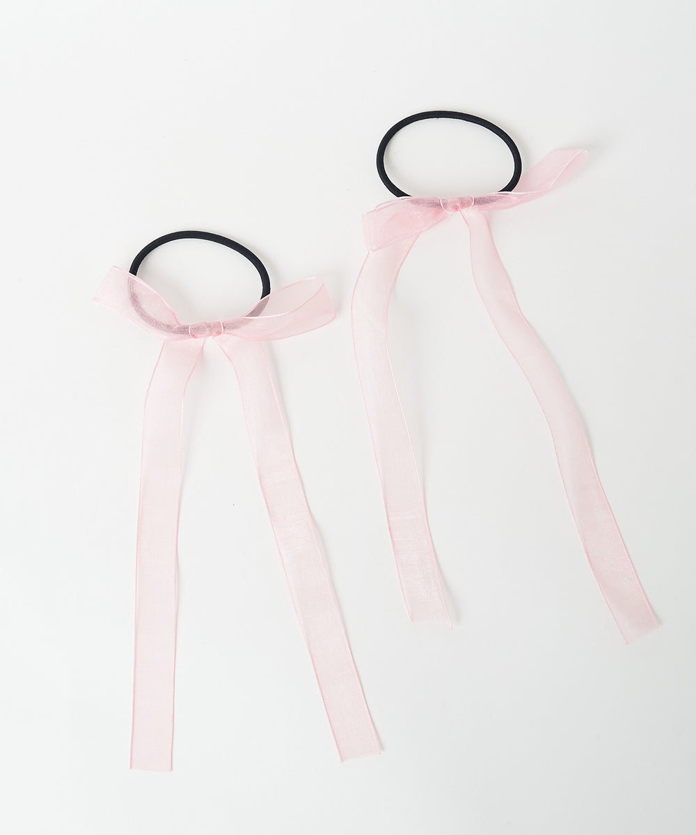 オーガンジーLピンク（柄2）