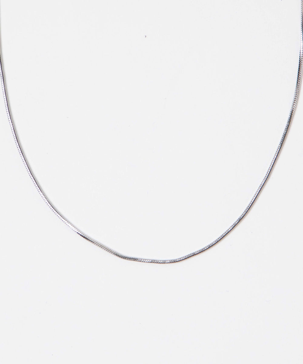 ステンレスシンプルチェーンネックレス40㎝