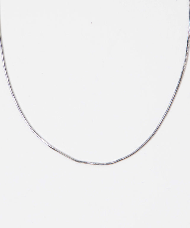 ステンレスシンプルチェーンネックレス40㎝