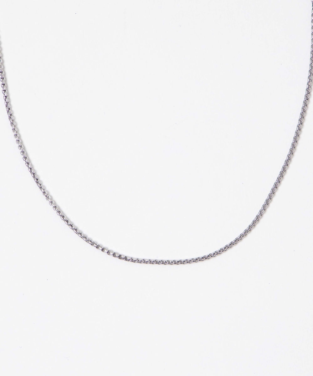 ステンレスシンプルチェーンネックレス40㎝