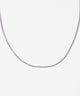 ステンレスシンプルチェーンネックレス40㎝