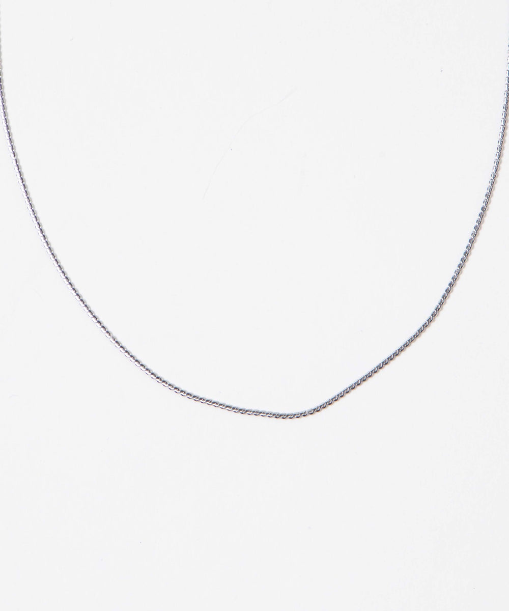 ステンレスシンプルチェーンネックレス40㎝
