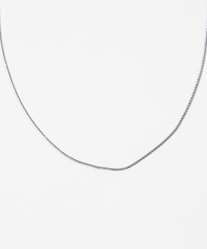 ステンレスシンプルチェーンネックレス40㎝