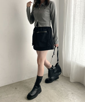 ブラック　モデル:155cm F着用