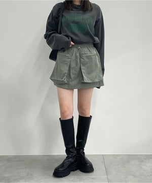 カーキ　モデル:155cm F着用