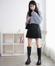 杢グレー　モデル:163cm M着用