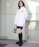 ホワイト モデル：157cm L着用