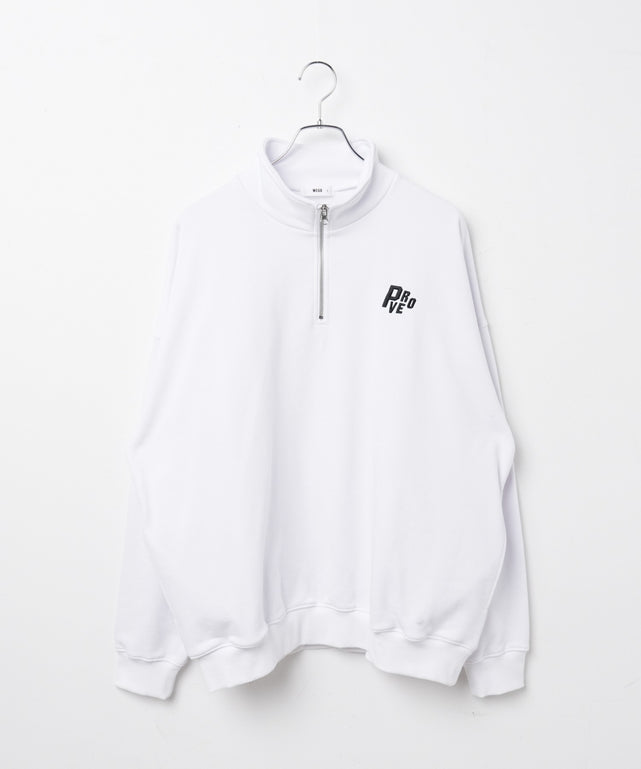 ヘビーウエイトハーフZIPワンポイントPO