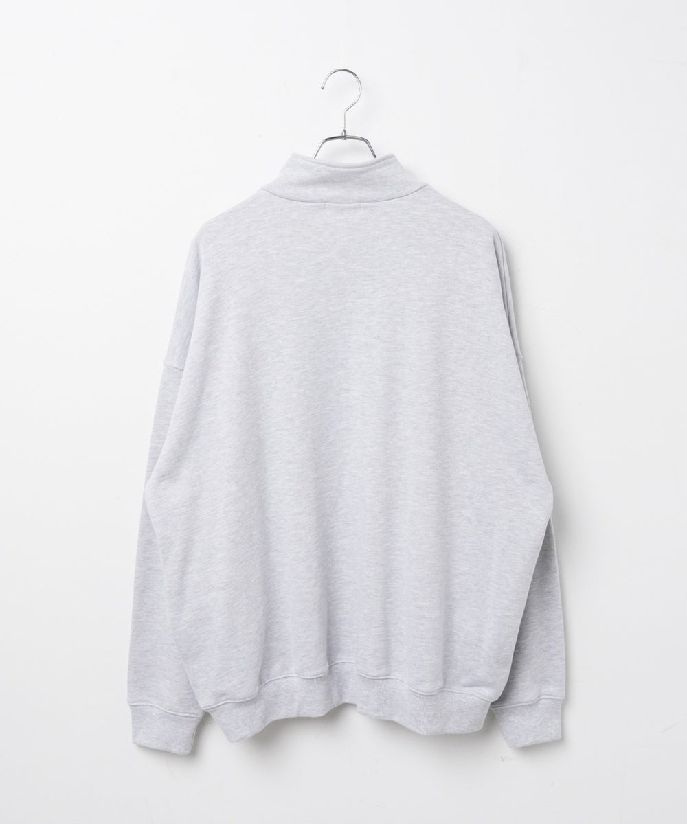 ヘビーウエイトハーフZIPワンポイントPO