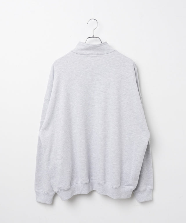 ヘビーウエイトハーフZIPワンポイントPO