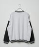ヘビーウエイト刺繍バイカラープルオーバー