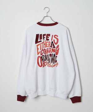 ヘビーウエイトファンシーロゴプルオーバー