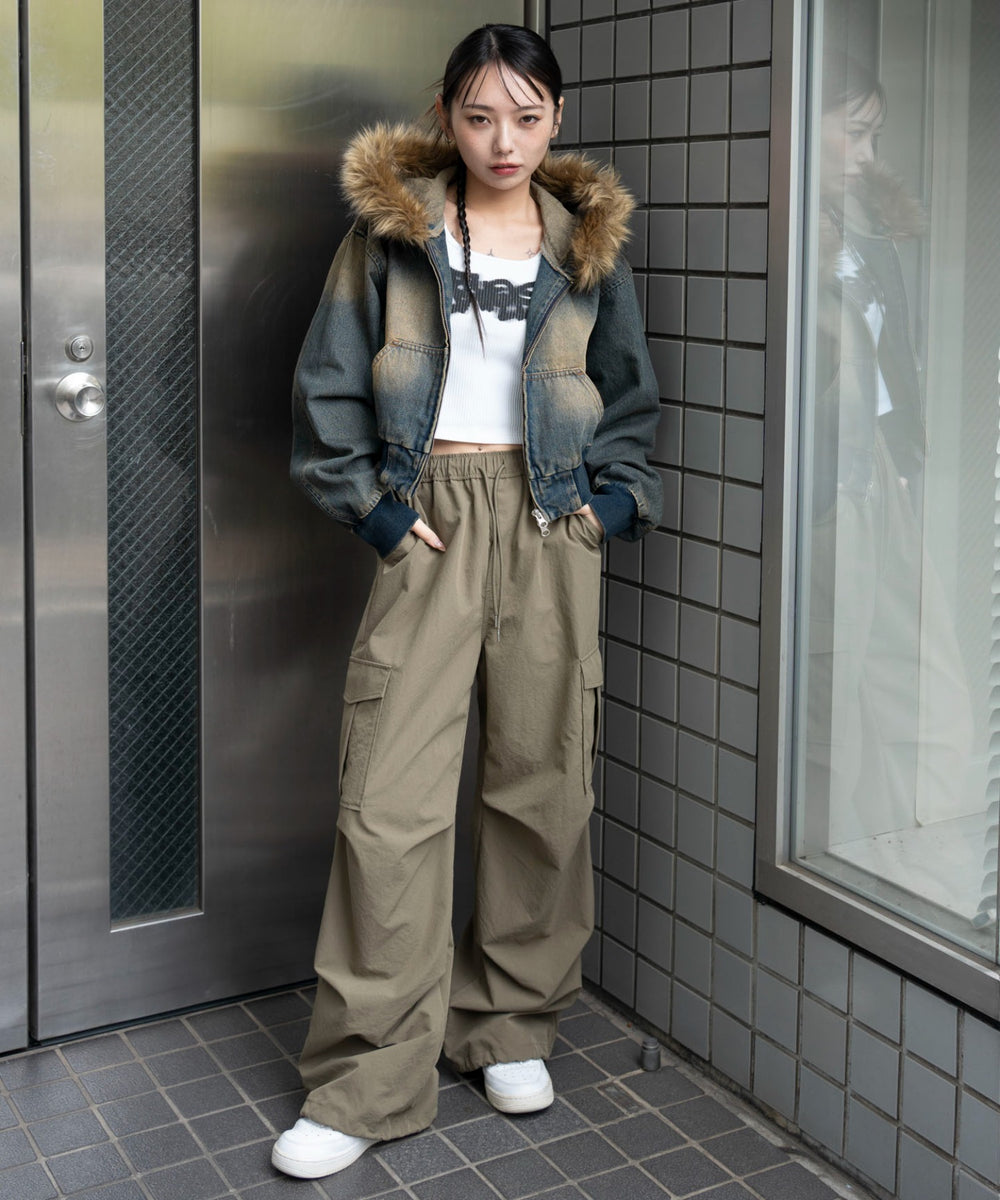 オリーブ　モデル：159cm M着用