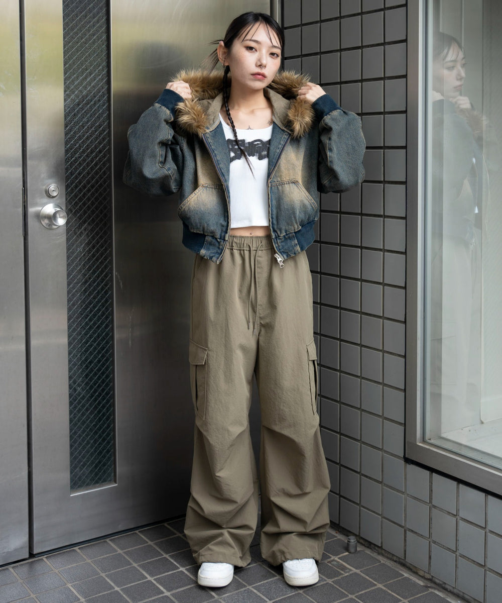 オリーブ　モデル：159cm M着用