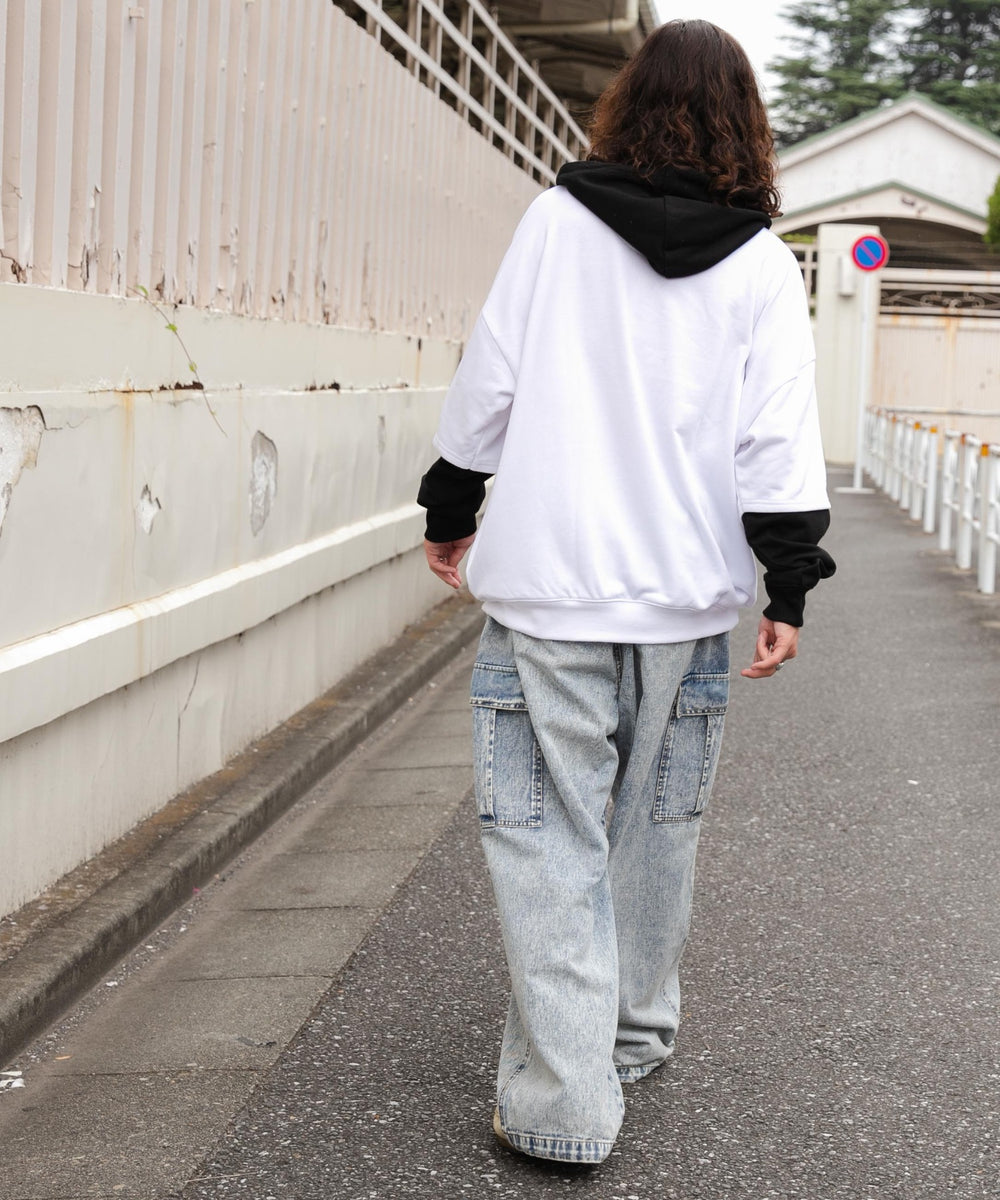 ホワイト モデル：174cm L着用