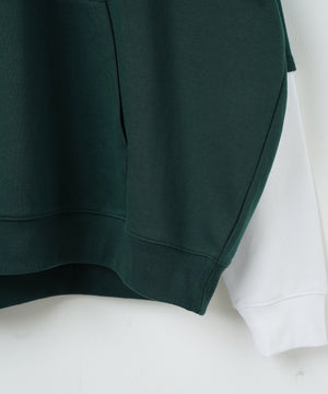 レイヤードスリーブスウェパカ